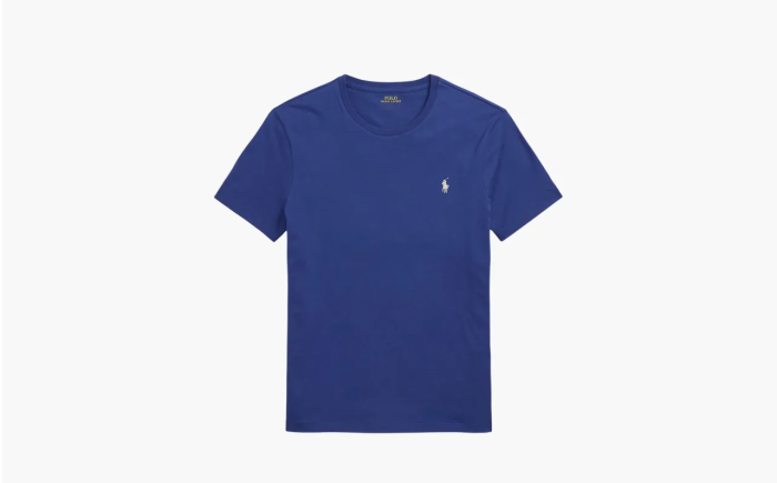 Polo Ralph Lauren Custom Slim Fit Jersey Crewneck T-Shirt Sapphire 