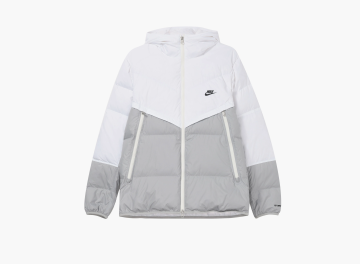 Nike Sportswear Storm-Fit Windrunner Puffer Jacket White Grey 