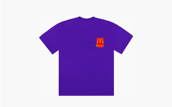 Cactus Jack by Travis Scott x McDonald's Action Figure Series II T-Shirt Purple  Cactus Jack by Travis Scott x McDonald's Action Figure Series II T-Shirt Purple