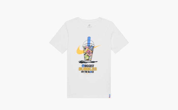 Nike Sportswear TEE BOBA UNISEX - Print T-shirt "White" 