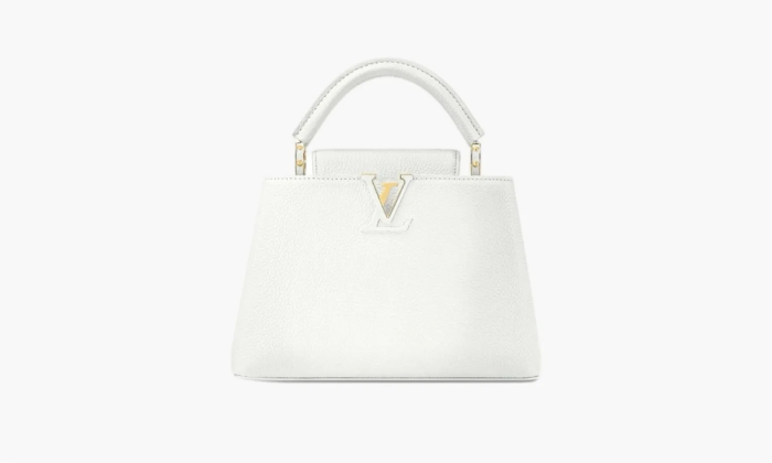 Louis Vuitton Capucines BB Taurillion Leather Snow 