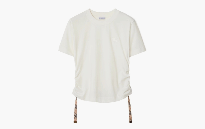 Burberry Festival Cotton T-shirt  "Chalk" 