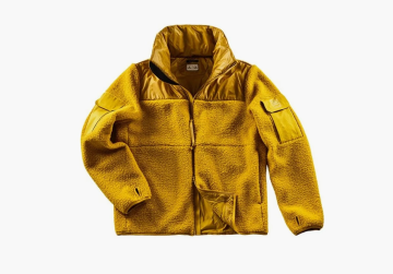 Spyder x C.P. Company Fleece Trim Jacket Yellow Moss 