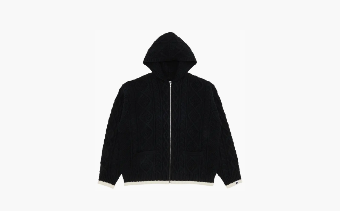 Supreme x Goodenough Zip Up Hooded Sweater "Black" 