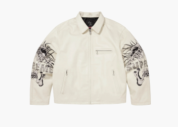 Supreme x Y’s Leather Jacket White 