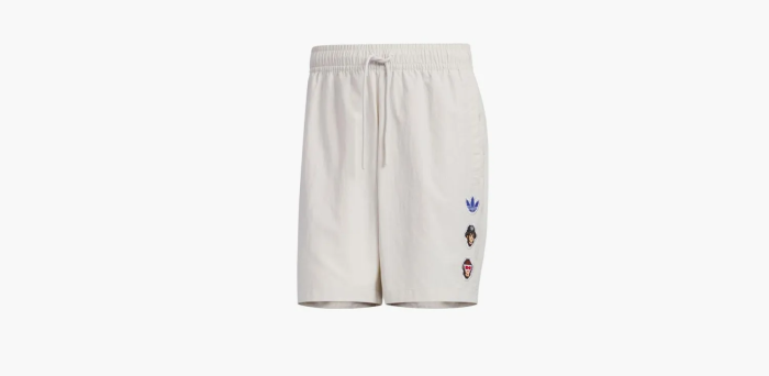 Adidas Originals x Monkey Kingdom Woven Shorts White  Adidas Originals x Monkey Kingdom Woven Shorts White