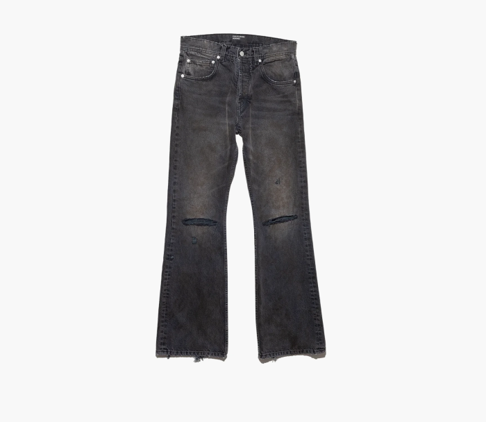 Enfants Riches Déprimés Wider Flare Leg Jeans Charcoal  Enfants Riches Déprimés Wider Flare Leg Jeans Charcoal