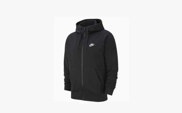 Nike Oversized Full-Zip Hoodie Black 