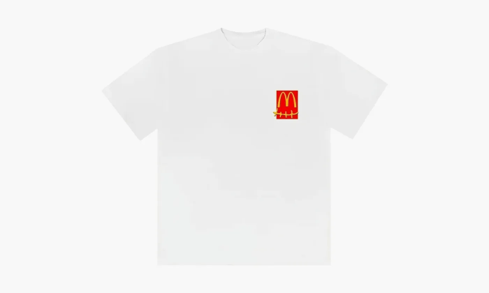 Travis Scott X Mcdonald's Action Figure Series T-shirt White  Travis Scott X Mcdonald's Action Figure Series T-shirt White