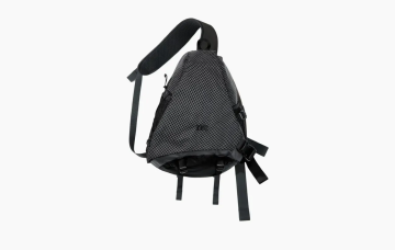 Nothomme Vintage Waterproof Commuter Cycling Sports Nylon Chest Bag Black 