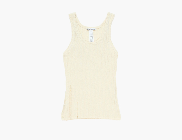 Acne Studios Tank Top "Cream White" 