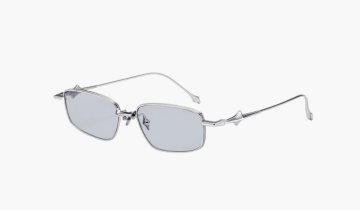 Gentle Monster Saga 02(V) Sunglasses Silver / Purple 