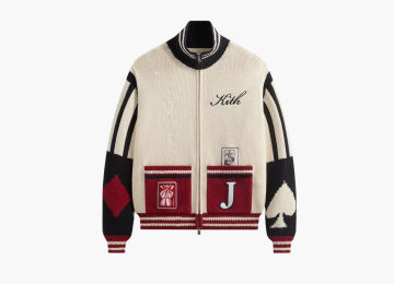 Kith x Batman Joker Wyona Full Zip Sweater Sandrift 