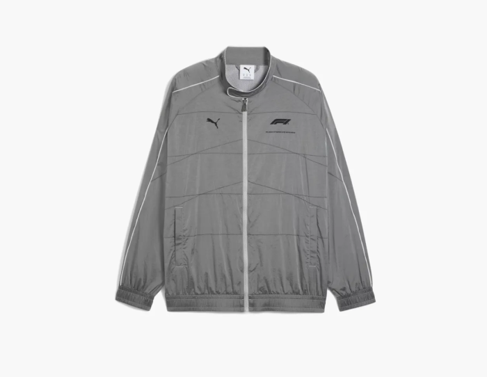 Puma F1 T7 Oversized Men's Track Jacket Team Silver  Puma F1 T7 Oversized Men's Track Jacket Team Silver