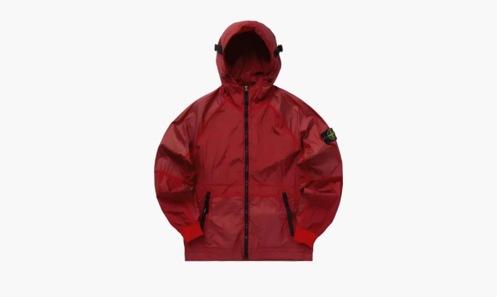 Stone Island Nylon Metal Watro-tc Hooded Jacket Red 