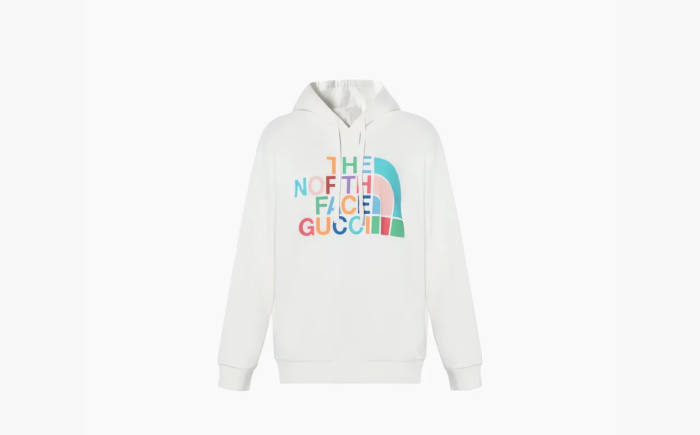 Gucci x The North Face Cotton Sweatshirt Off White/Multicolor  Gucci x The North Face Cotton Sweatshirt Off White/Multicolor