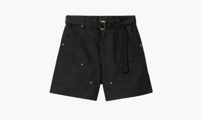 Sacai X Carhartt Shorts WIP Black 