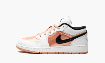 Jordan 1 Low GS "White Light Madder Root" - 3.5Y
