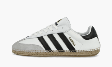 Adidas Samba Espadrille x Clot White Black 