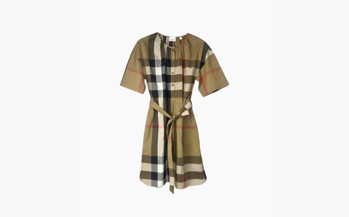Burberry Short Sleeved Dress "Brown" 
