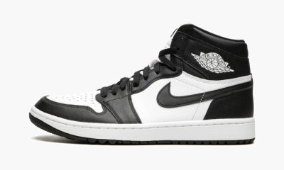 Air Jordan 1 High Golf "Black / White - Panda" - 4.5 US