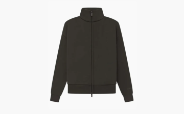 Fear of God Essentials Womens Fullzip Jacket Off Black 