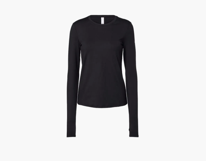 Alo Yoga Alosoft Finesse Long Sleeve Black  Alo Yoga Alosoft Finesse Long Sleeve Black