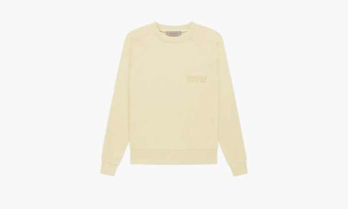 Fear Of God Essentials Logo Crew Neck Canary  Fear Of God Essentials Logo Crew Neck Canary