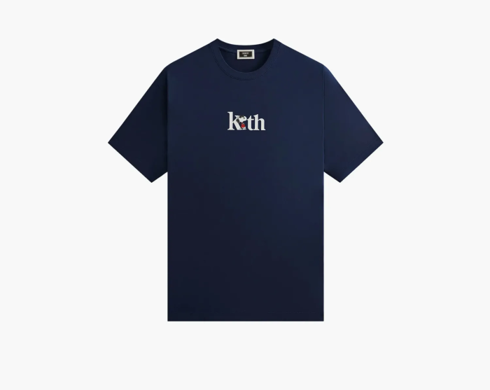 Kith For Peanuts Joe Cool Serif Tee Nocturnal  Kith For Peanuts Joe Cool Serif Tee Nocturnal