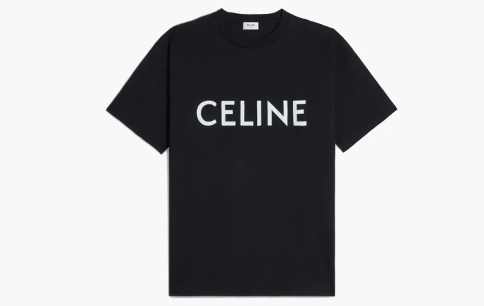 Celine Loose T-Shirt Black White  Celine Loose T-Shirt Black White