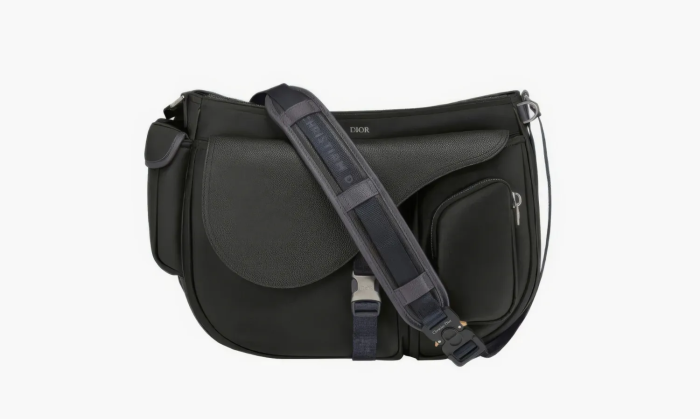 Dior X Sacai Saddle Soft Dark Brown Green 