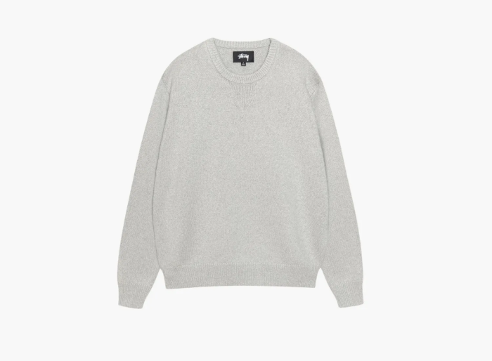 Stussy Handwritten Sweater  Heather Grey 