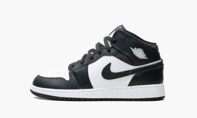 Air Jordan 1 Mid GS "Panda Elephant" - 4.5Y