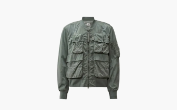 C.P. Company Chrome-R Multipocket Bomber Jacket Blue 