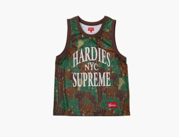 Supreme x Hardies Basketball Jersey Green 