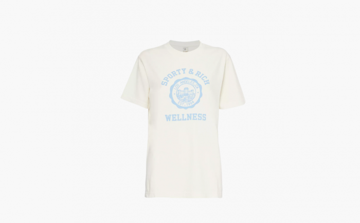 Sporty & Rich Emblem Unisex T-Shirt "White" 