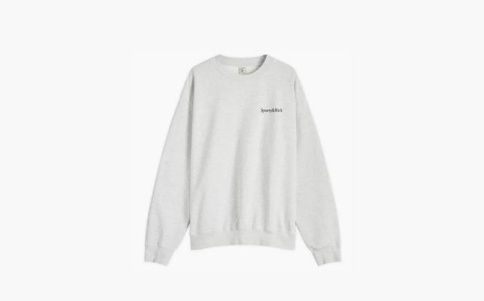 Sporty & Rich Fitness 94 Sweatshirt Heather Grey 