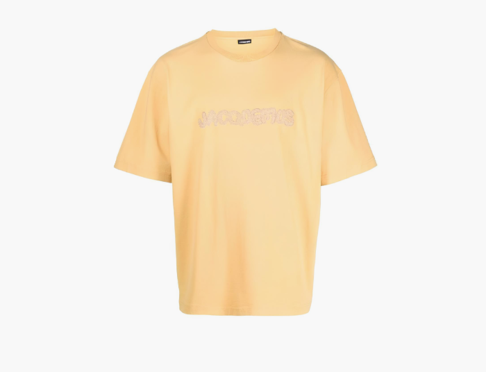 Jacquemus Le T-Shirt Raphia Yellow  Jacquemus Le T-Shirt Raphia Yellow