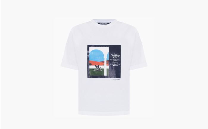Jacquemus Le Scesa T-shirt White  Jacquemus Le Scesa T-shirt White