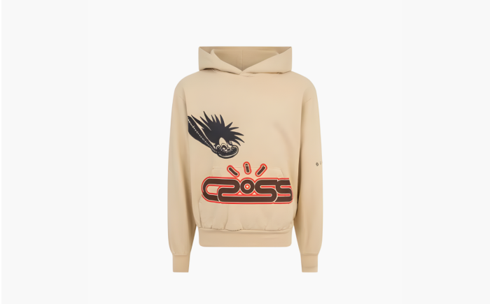 Cactus Jack by Travis Scott Motor Sport Hoodie Khaki  Cactus Jack by Travis Scott Motor Sport Hoodie Khaki