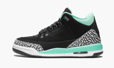 Air Jordan 3 Retro GS "Black Mint" - 4Y