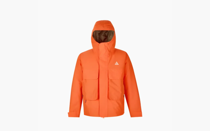 Nike PrimaLoftStorm FIT Skull Peak Puffer Jacket Orange 