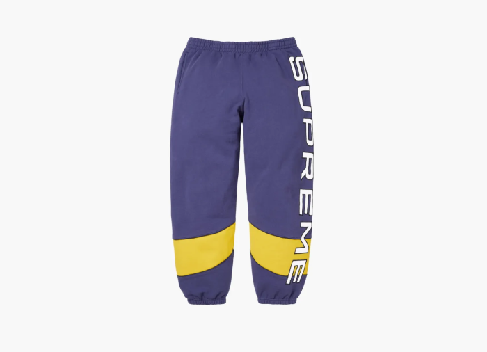 Supreme Paneled Sweatpant  Washed Navy 