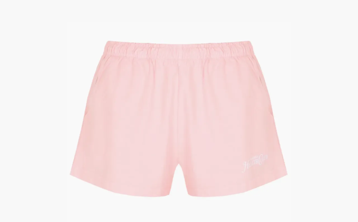 Sporty & Rich Rizzoli Cotton Mini Shorts Pink 