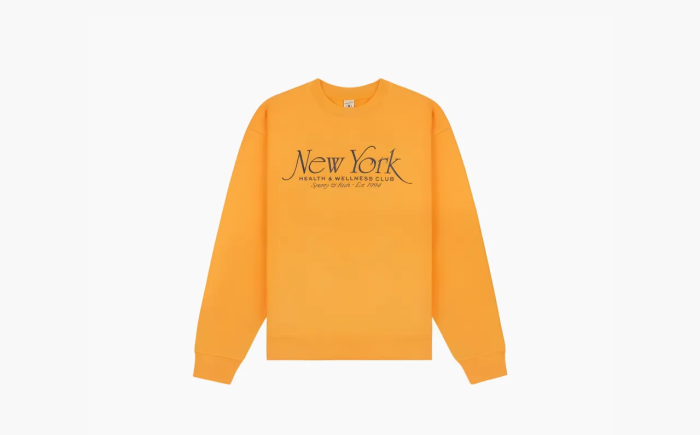 SPORTY & RICH Sweatshirt Gold 