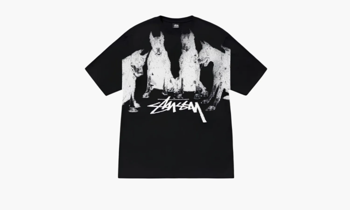 Stussy T-shirt Black White  Stussy T-shirt Black White
