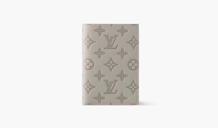 Louis Vuitton Passport Cover Monogram Grey  Louis Vuitton Passport Cover Monogram Grey