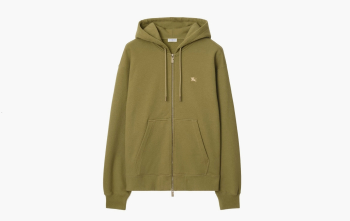 Burberry Cross Stitch EKD​ Cotton Zip Hoodie "Estate" 