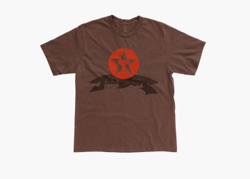 Cactus Jack by Travis Scott Jackboys 2 A1 T-Shirt Brown  Cactus Jack by Travis Scott Jackboys 2 A1 T-Shirt Brown