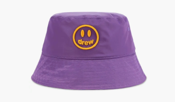 Drew House Nylon Twill Bucket Hat Violet 